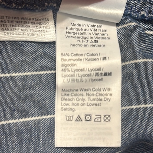 J. Crew Women's 3" Seaside Pull-on Shorts Indigo Stripe Sz Large Coastal Preppy - Picture 11 of 11